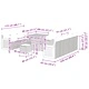 Градински комплект мебели 10 части полиратан бежов крем 80x80x71 см
