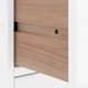 Комплект от 4 странични шкафа ODDA, бели, 40x24x79 см, от масивна борова дървесина