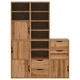 Комплект 5 бр. Странични Шкафове ODDA 40x24x79 cm от Масивно Борово Дърво