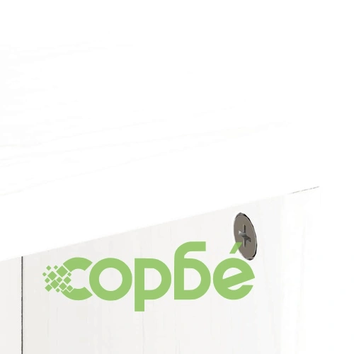Комплект 5 бр. Странични Шкафове ODDA от Масивно Борово Дърво - Бял, 40x24x79 cm ➤ топ цена ➤ sorbe.bg