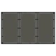 Градински комплект за хранене 5 части полиратан черен 150x90x75 см