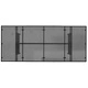 Градински комплект за хранене от полиратан 7 части черен 190x80x75 см