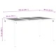 Комплект за хранене в градината 5 части полиратан акация бежов 150x90x75 см