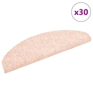 Самозалепващи стелки за стълби от полипропилен, 30 бр., кафяви, 65x21x4 см