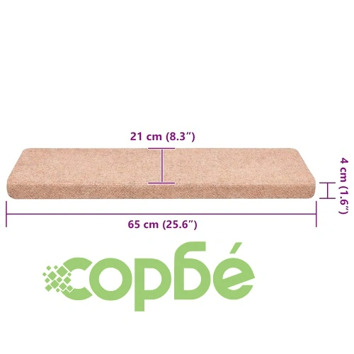 Самозалепващи стелки за стълби, 30 броя, кафяви, 65x21x4 см, полипропилен ➤ топ цена ➤ sorbe.bg