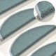 Противоплъзгащи изтривалки за стълби, 30 бр., сини, 56x17x3 cm, 100% PP тъфтинг
