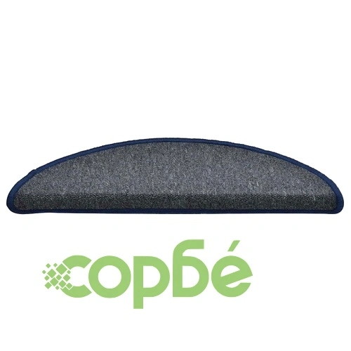 Комплект изтривалки за стълби - 30 броя, тъмно сиво и синьо, 56x17x3 см, с двустранно залепващи ленти ➤ топ цена ➤ sorbe.bg