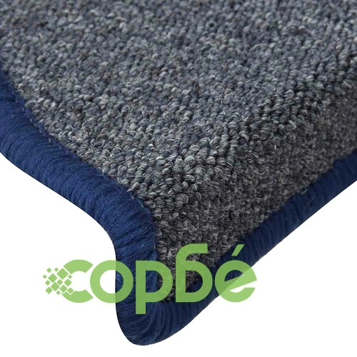 Комплект изтривалки за стълби - 30 броя, тъмно сиво и синьо, 56x17x3 см, с двустранно залепващи ленти ➤ топ цена ➤ sorbe.bg