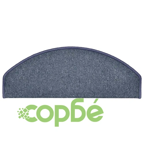 Изтривалки за стълби 30 бр, тъмно сиво и синьо, 65x24x4 cm, PP тъфтинг ➤ топ цена ➤ sorbe.bg