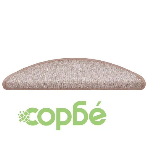 Изтривалки за стълби от PP тъфтинг - комплект 20 бр., светлокафяви, 56x17x3 см ➤ топ цена ➤ sorbe.bg