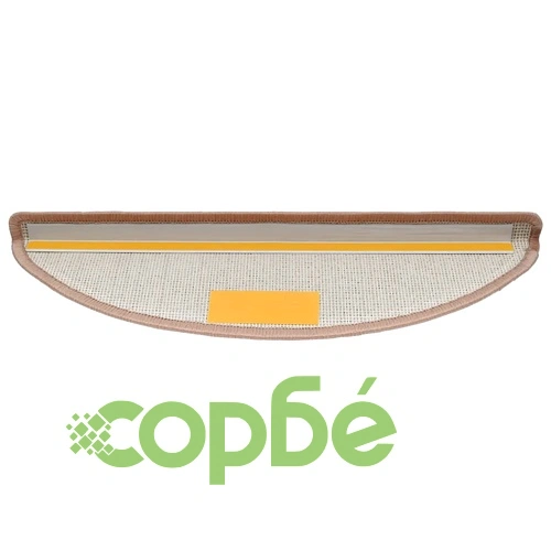 Изтривалки за стълби от PP тъфтинг - комплект 20 бр., светлокафяви, 56x17x3 см ➤ топ цена ➤ sorbe.bg