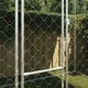 Кучешка клетка с покрив и врата от поцинкована стомана 400 x 200 x 256 см