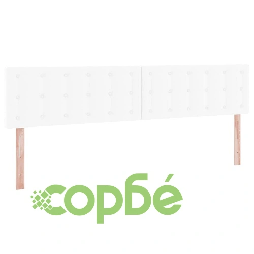 Легло с LED осветление светлосиво 200x200 см PVC с матрак ➤ топ цена ➤ sorbe.bg