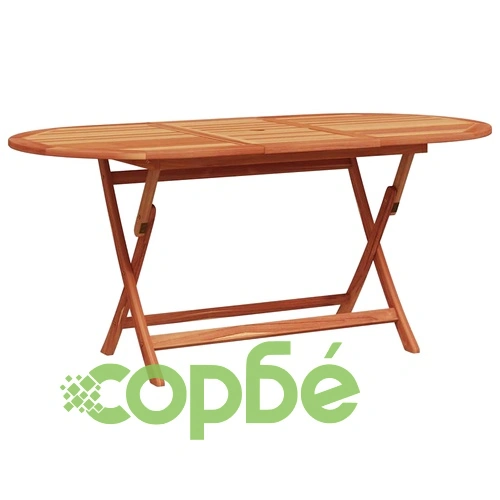 Комплект за хранене в градината 5 части акациево дърво таупе ➤ топ цена ➤ sorbe.bg