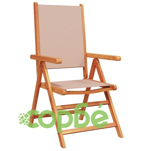 Комплект за хранене в градината 5 части акациево дърво таупе ➤ топ цена ➤ sorbe.bg