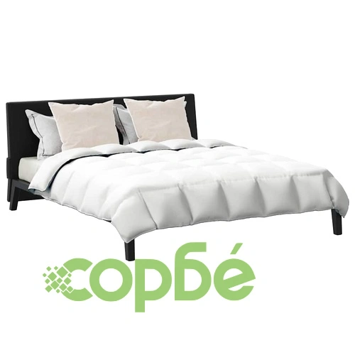 Зимен комплект завивки с две възглавници от микрофибър и памук, бяло, 200x200 см ➤ топ цена ➤ sorbe.bg