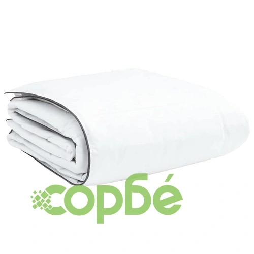 Зимен комплект завивки с две възглавници от микрофибър и памук, бяло, 200x200 см ➤ топ цена ➤ sorbe.bg