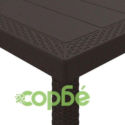 Градински комплект за хранене с възглавници 13 части полиратан кафяв ➤ топ цена ➤ sorbe.bg