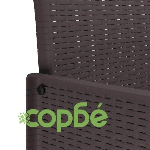 Градински комплект за хранене с възглавници 13 части полиратан кафяв ➤ топ цена ➤ sorbe.bg