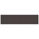 Градински комплект за хранене 15 части кафяв полиратан 400x100x73 см
