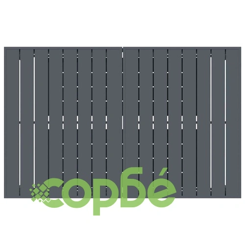 Комплект за хранене на открито 9 части от стомана 210x90 см ➤ топ цена ➤ sorbe.bg