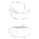 Градински комплект мебели 3 части антрацит стомана 70x70.5x32 см