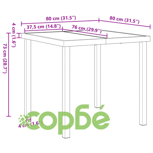 Комплект от 2 градински стола от PE ратан, черни, 54x62.5x89 см, с товароносимост до 110 кг ➤ топ цена ➤ sorbe.bg