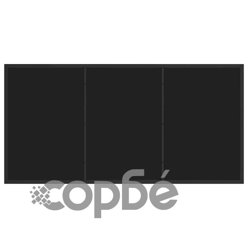 Комплект за хранене в градината 5 части от текстилен и стомана, черен 140x70x73 см ➤ топ цена ➤ sorbe.bg