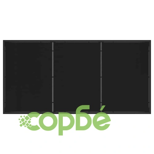 Комплект за хранене в градината 5 части от полиратан - черен цвят 160x80 см ➤ топ цена ➤ sorbe.bg