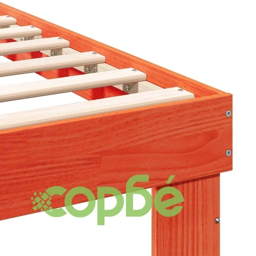 Рамка за легло с нощни шкафчета от масивно борово дърво 200x200 см ➤ топ цена ➤ sorbe.bg