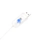 LED елени 7 броя бяло текстил 45x19x65 см с USB захранване