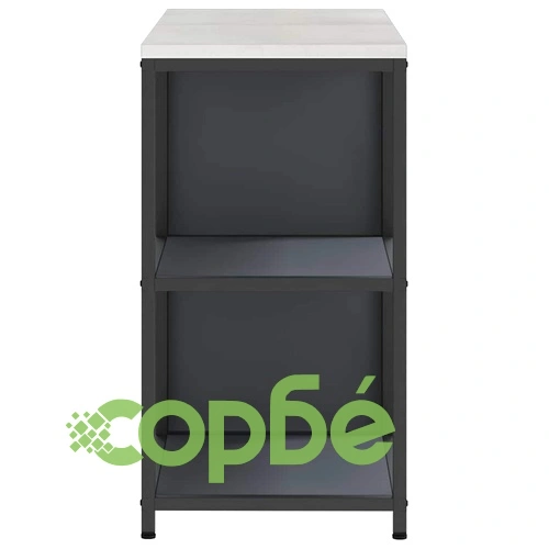 Комплект кухненско съхранение от студено валцована стомана 2 части Антрацит 150x50x92 см ➤ топ цена ➤ sorbe.bg