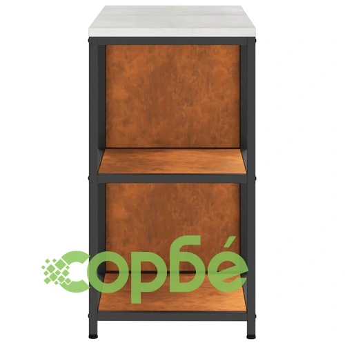 Комплект за кухненско съхранение от атмосферостойка стомана 2 части 150x50x92 см ➤ топ цена ➤ sorbe.bg