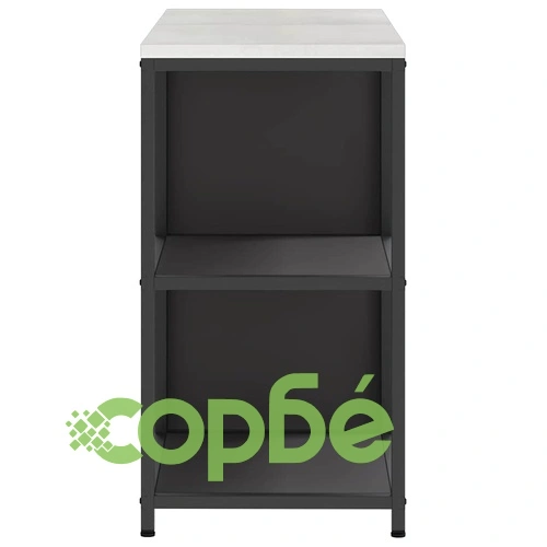 Комплект за кухненско съхранение 2 части от студено валцована стомана черен 120 x 50 x 92 см ➤ топ цена ➤ sorbe.bg