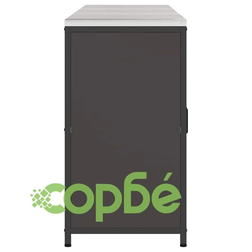 Комплект кухненско съхранение 3 части студено валцована стомана черен 180x50x92 см ➤ топ цена ➤ sorbe.bg