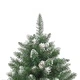 Изкуствена коледна елха с поставка PVC зелена 140 x 140 x 210 см