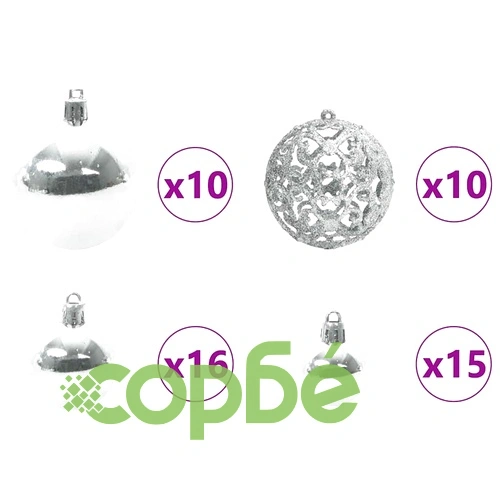 Изкуствена коледна елха със LED светлини, Зелена, 180 см, ПВЦ и метал ➤ топ цена ➤ sorbe.bg
