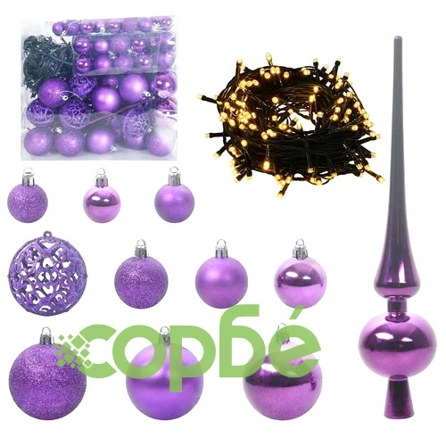 Изкуствена коледна елха с хингед конструкция 300 LED лампи зелена 210 см PVC PE ➤ топ цена ➤ sorbe.bg