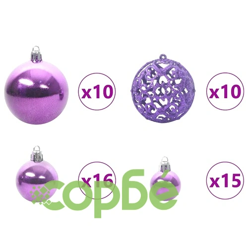 Изкуствена коледна елха с хингед конструкция 300 LED лампи зелена 210 см PVC PE ➤ топ цена ➤ sorbe.bg