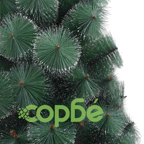 Изкуствена коледна елха с LED осветление и топки, 180 см, зелена ➤ топ цена ➤ sorbe.bg