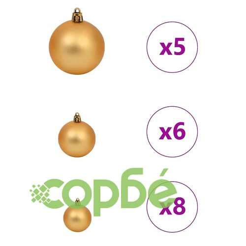 Коледно дърво с 150 LED светлини 150 см ПЕ и стомана - бяло ➤ топ цена ➤ sorbe.bg