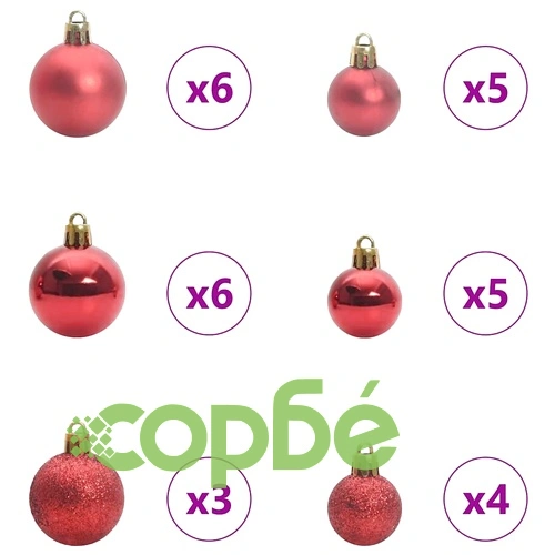 Коледно дърво PET със стойка и 300 LED светлини сребрист 210 cm ➤ топ цена ➤ sorbe.bg