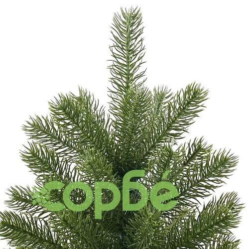 Изкуствено коледно дърво с 300 LED светлини зелено 180 см PE и PVC ➤ топ цена ➤ sorbe.bg