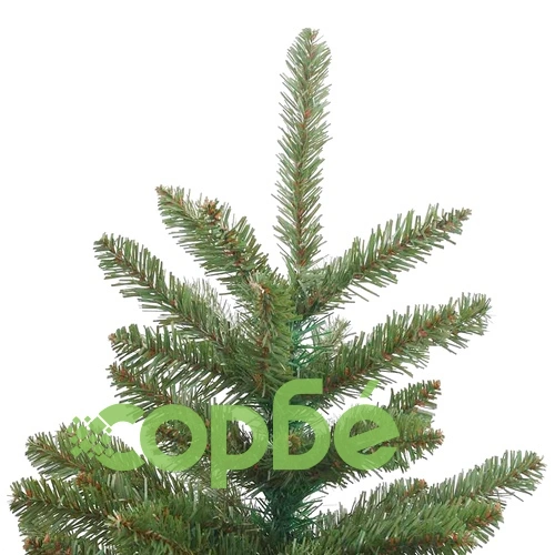 Изкуствено коледно дърво с панти и LED осветление 210 см ПВЦ ➤ топ цена ➤ sorbe.bg