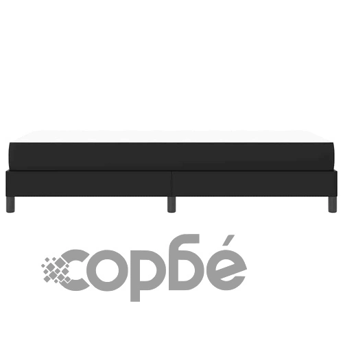 Легло с матрак черно 90x190 см изкуствена кожа с ламелна рамка ➤ топ цена ➤ sorbe.bg