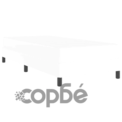 Легло с матрак от изкуствена кожа Pure White 90x190 см с ламелна рамка ➤ топ цена ➤ sorbe.bg