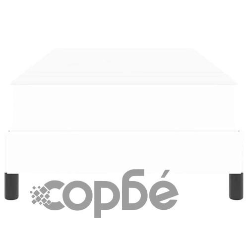 Легло с матрак от изкуствена кожа Pure White 90x190 см с ламелна рамка ➤ топ цена ➤ sorbe.bg