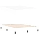 Легло с матрак от изкуствена кожа 140x190 см чисто бяло с ламелна рамка
