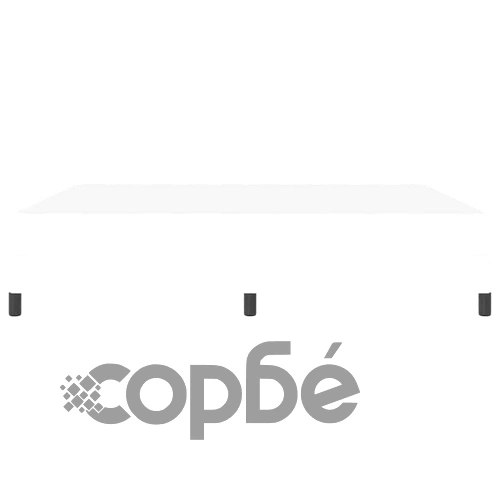 Легло с матрак от изкуствена кожа Pure White 180x200 см с ламелна рамка ➤ топ цена ➤ sorbe.bg