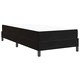 Континентално легло с матрак от кадифе черно 100x200 см